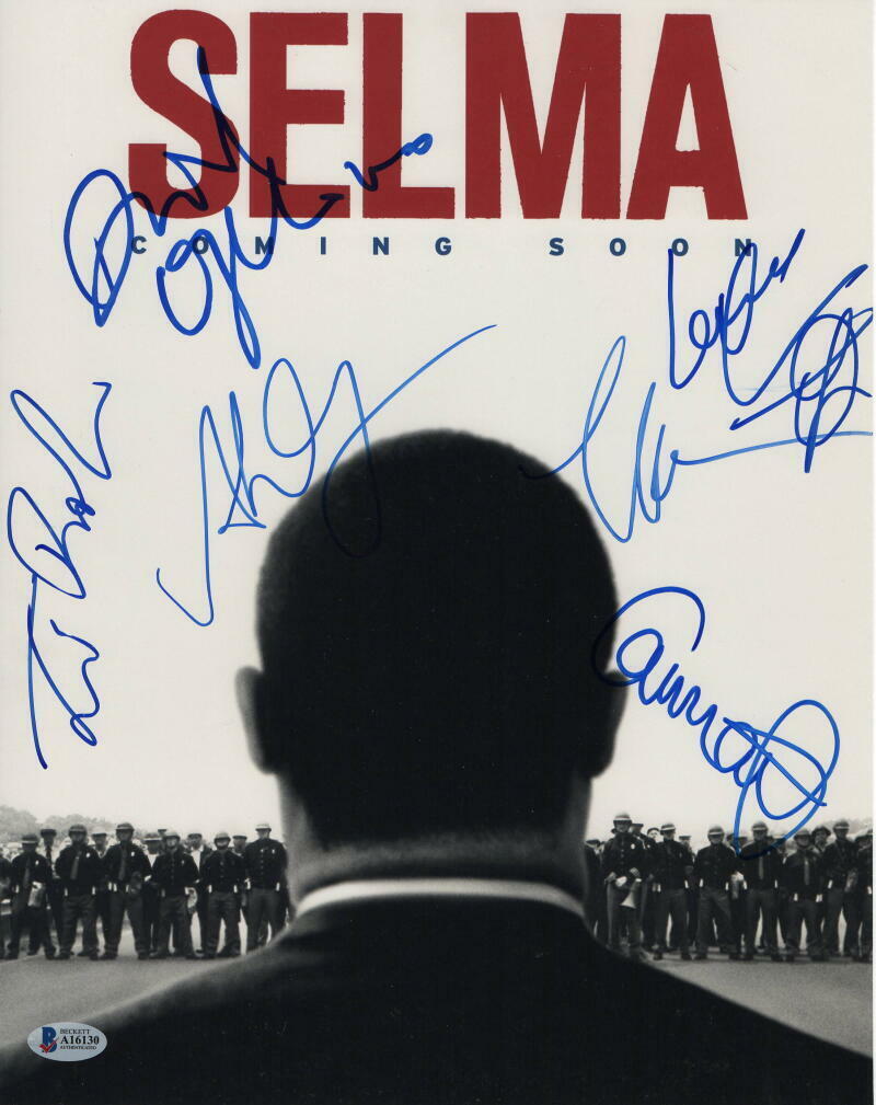 DAVID OYELOWO, TIM ROTH, AVA DUVERNAY SIGNED AUTOGRAPH SELMA 11x14 Photo Poster painting POSTER