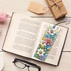 4Pcs Butterfly Bush Special Shape Diamond Painting Bookmark for Reading Day Gift