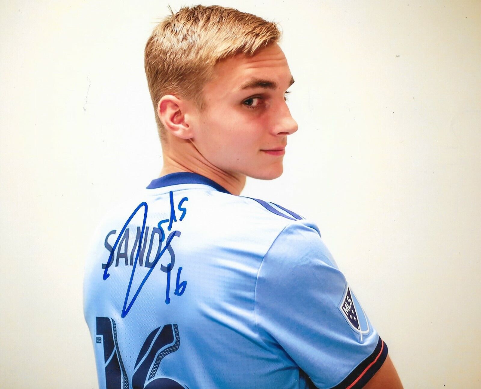 James Sands signed New York City FC 8x10 Photo Poster painting autographed NYCFC 3