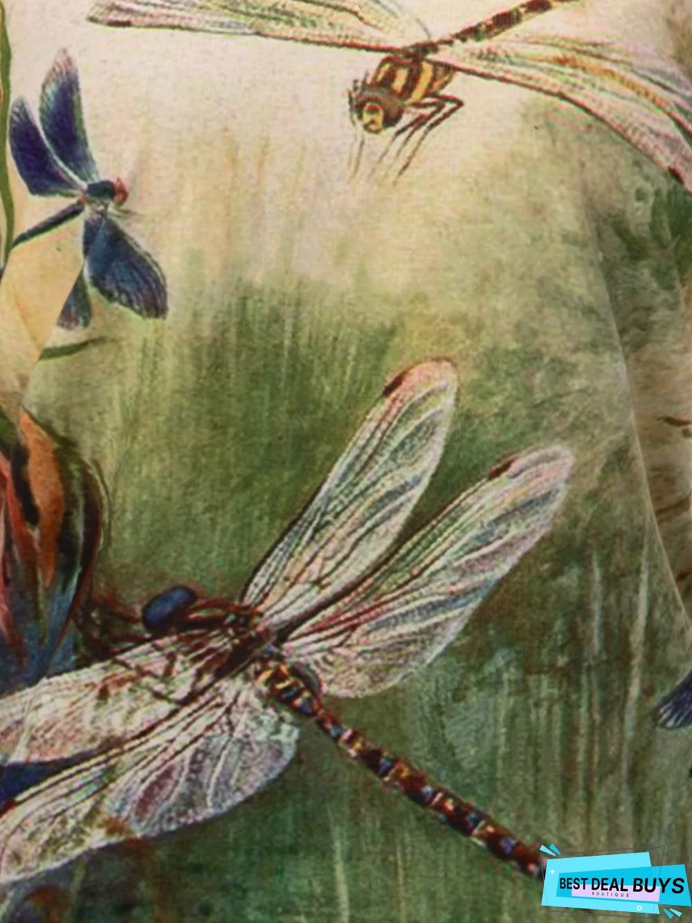 Casual Short Sleeve Animal V Neck T-shirt