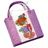 Handbag DIY Cross Stitch Purse Kit for Adult Beginners Women Shopping Handmade Braided Yarn Bag Material Set Embroidery Tote Bag Kits with Instruction tapestrymarket