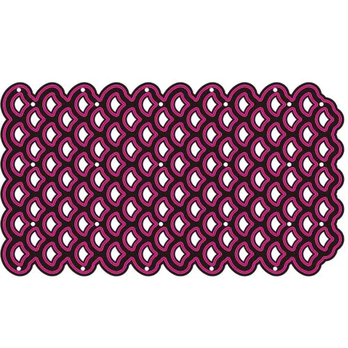 Honeycomb Fish scale hollow Metal Cutting Dies Scrapbooking New Craft Album Stamps Embossing For Card Making Stencil Frame