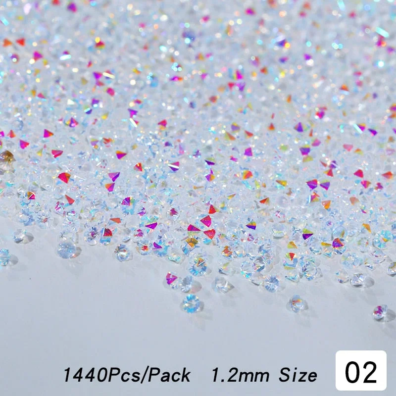 48pcs Mixed Size Aurora Little Bear Nail Art Accessories Resin Kawaii Bear Stereo FlatBack 3D Fashion Fingernail DIY Decoration-Nail Inspo