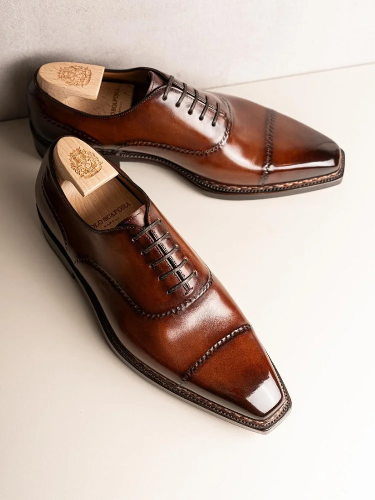New Style Men's Genuine Leather Business Shoes