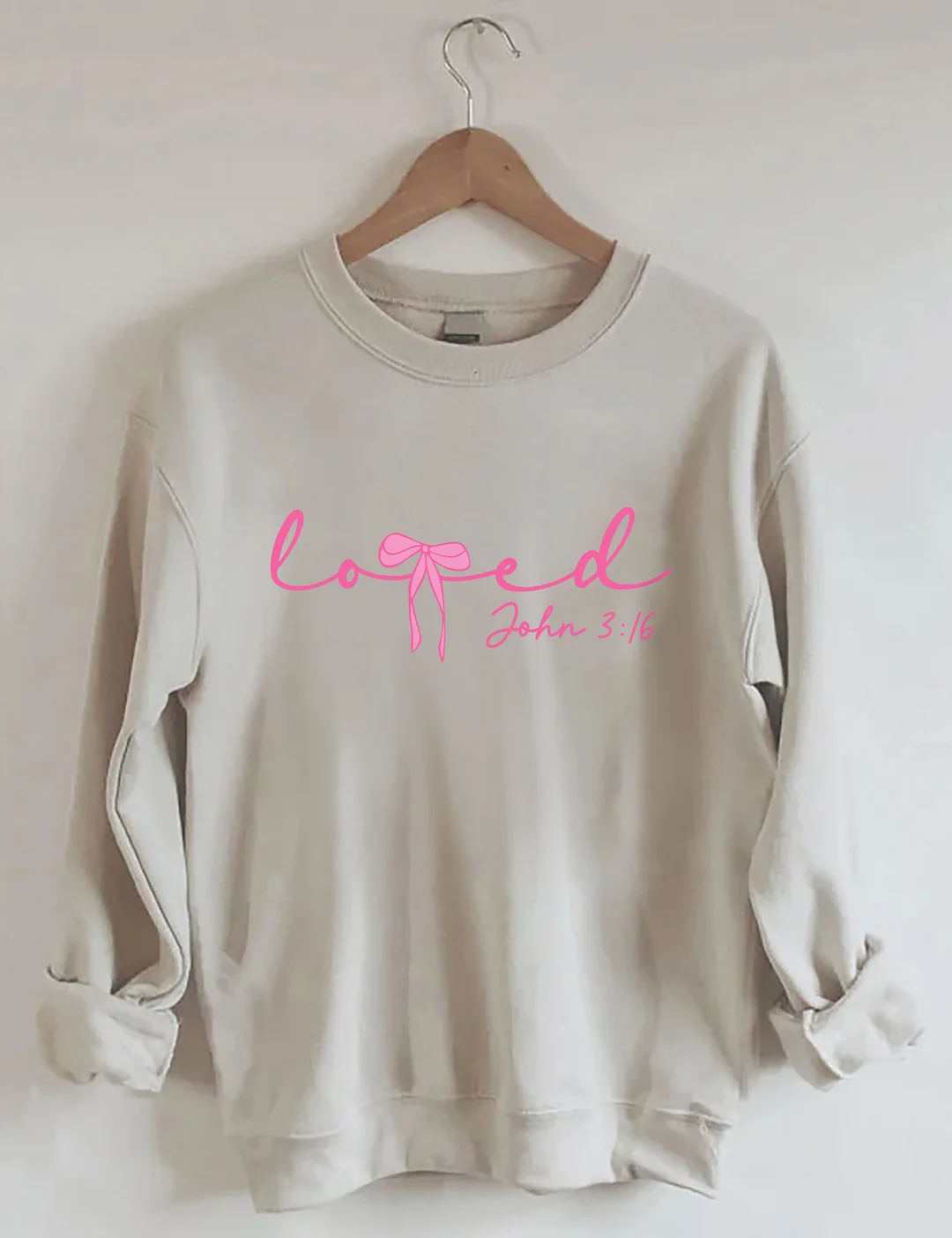 Loved John 3:16 Valentine's Day Sweatshirt
