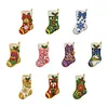 10PCS DIY Pearl Diamond Painting Christmas Fridge Magnets, Sparkling Rhinestone Refrigerator Magnet Craft Kit for Home Decor & Gifts