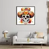 Skull-11CT Stamped Cross Stitch 40*40cm/15.75*15.75in tapestrymarket
