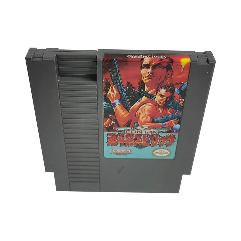 Contra Spirits For Nintendo NES - 8 Bit Game Cartridge