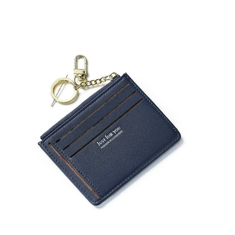 New 2021 Ladies Short Mini Coin Purse Japanese and Korean Version Simple Multi-card Fashion Wallet