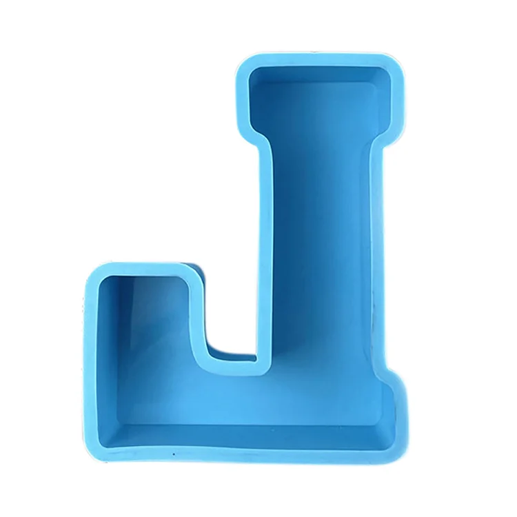 Large Letter Molds - DIY Epoxy Resin Casting Mold Silicone Alphabet (L)
