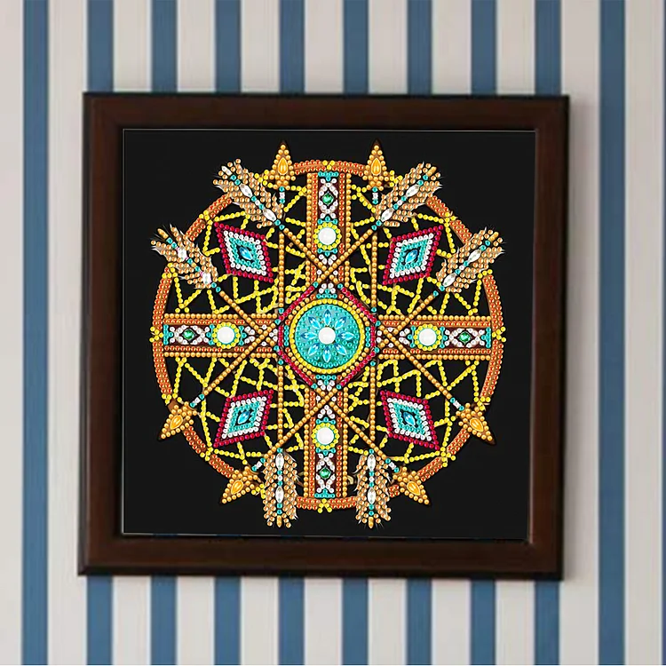 5D DIY Partial Special Shaped Drill Diamond Painting Dreamcatcher Kit Home  Decor