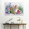 Diamond Painting-DIY Full Round Drill Flower Bird House