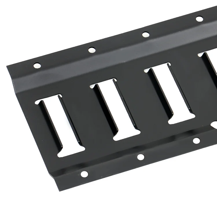 SEBLAFF 8-Pack 5Ft E-Track Tie-Down Horizontal Rail Black Wall-Mounted Tool Storage Rack Heavy Loads up to 2,000 Lbs with Pack of 8 Bolt Replacement for Cargo on Pickups Trucks Trailers Vans