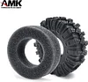AMK 4Pcs 1.0" Rubber Mud RC Off Road Tires 24x62x20.5mm for 1/24 Crawler Cars Axial SCX24 Gladiator Deadbolt 1/18 TRX4M (4PCS)
