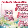 4pc Diamond Painting Owl Car Air Vent Clip Air Freshener for Adult