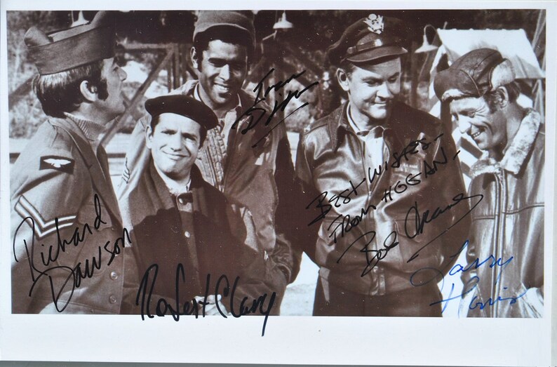 HOGANS HEROES CAST Signed Photo Poster painting x5 Bob Crane and cast wcoa