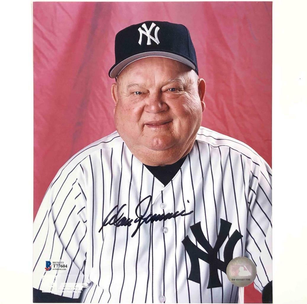 Don Zimmer autograph New York Yankees signed MLB 8x10 Photo Poster painting BAS COA Beckett