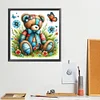 Diamond Painting -DIY Full Round Drill Lawn Bear(40*40 CM)