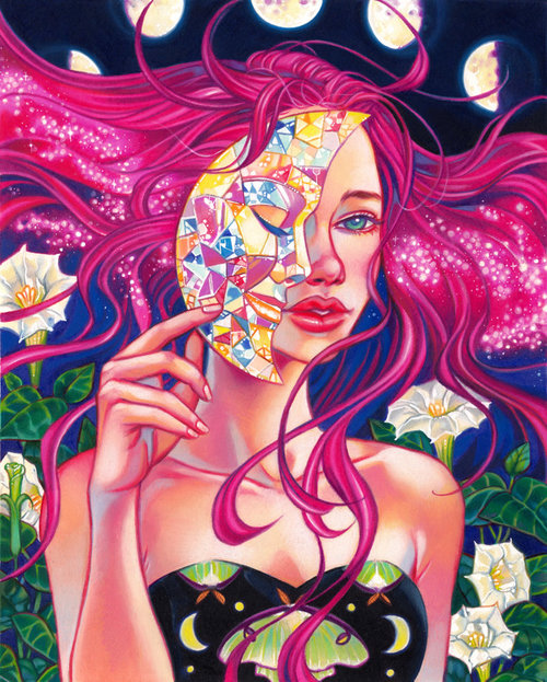 Flower Girl 40*50CM(Canvas) Full Round Drill Diamond Painting gbfke