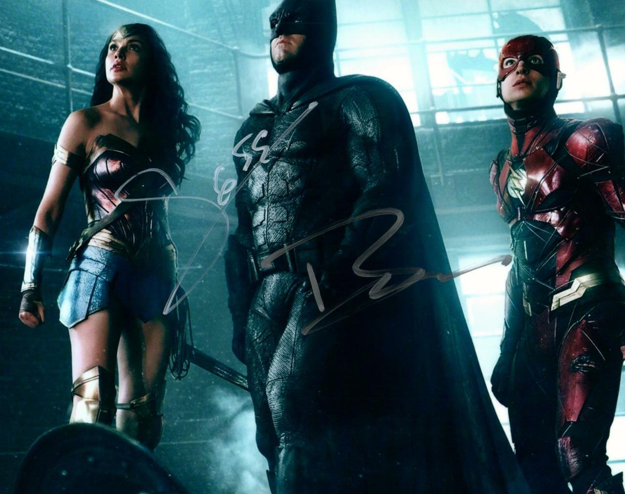 Gal gadot Ben Affleck 8x10 Autographed signed Photo Poster painting Picture and COA