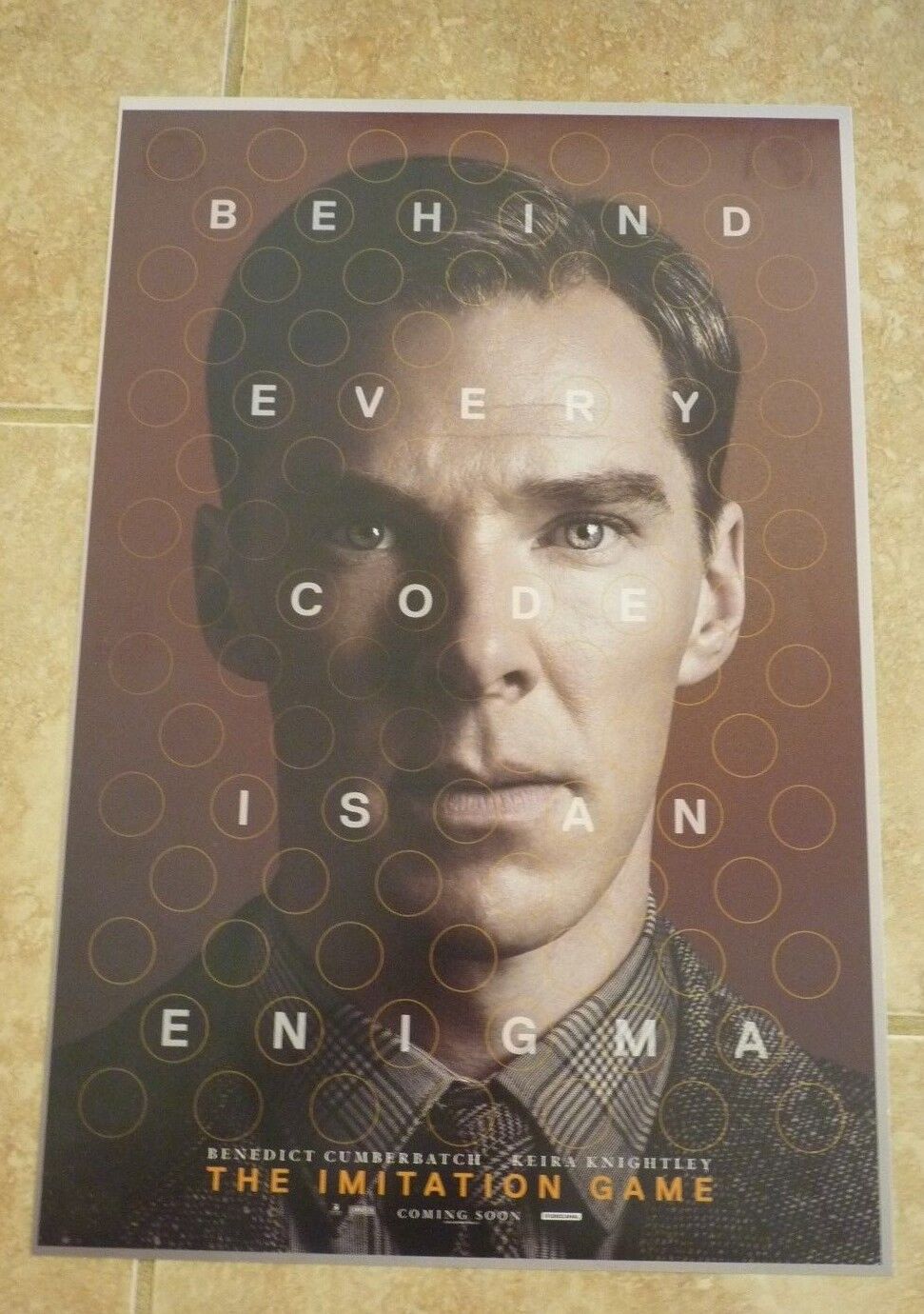 The Imitation Game Promo Color 12x18 Photo Poster painting Picture--DAMAGE G1