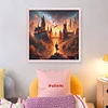 Castle At Sunset-11CT Stamped/Counted Cross Stitch 45*45cm/17.72*17.72in