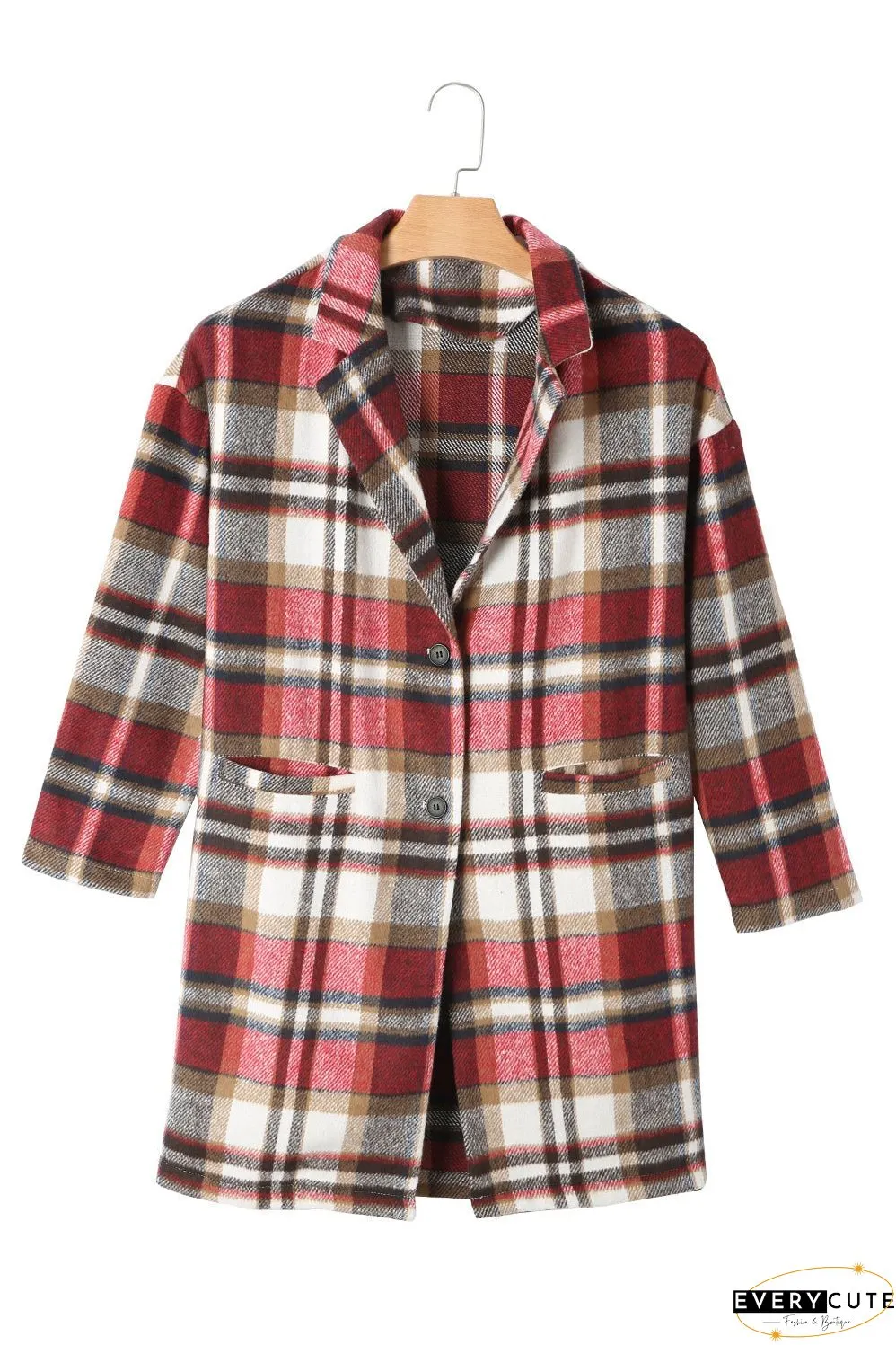Preppy Plaid Coat