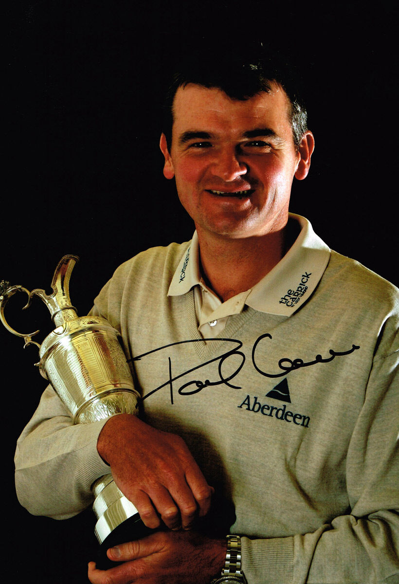 Paul Lawrie SIGNED Autograph Open Golf Champion 12x8 Photo Poster painting AFTAL Authentic COA