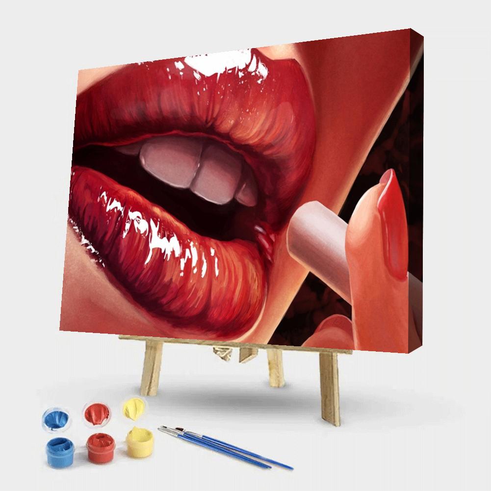 Lips - Painting By Numbers - 50*40CM gbfke