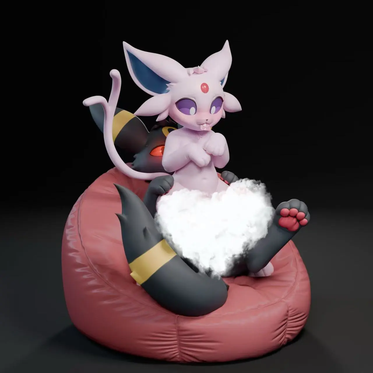 Spirit Demon Studio - Pok&eacute;mon Espeon & Umbreon Statue(GK)-