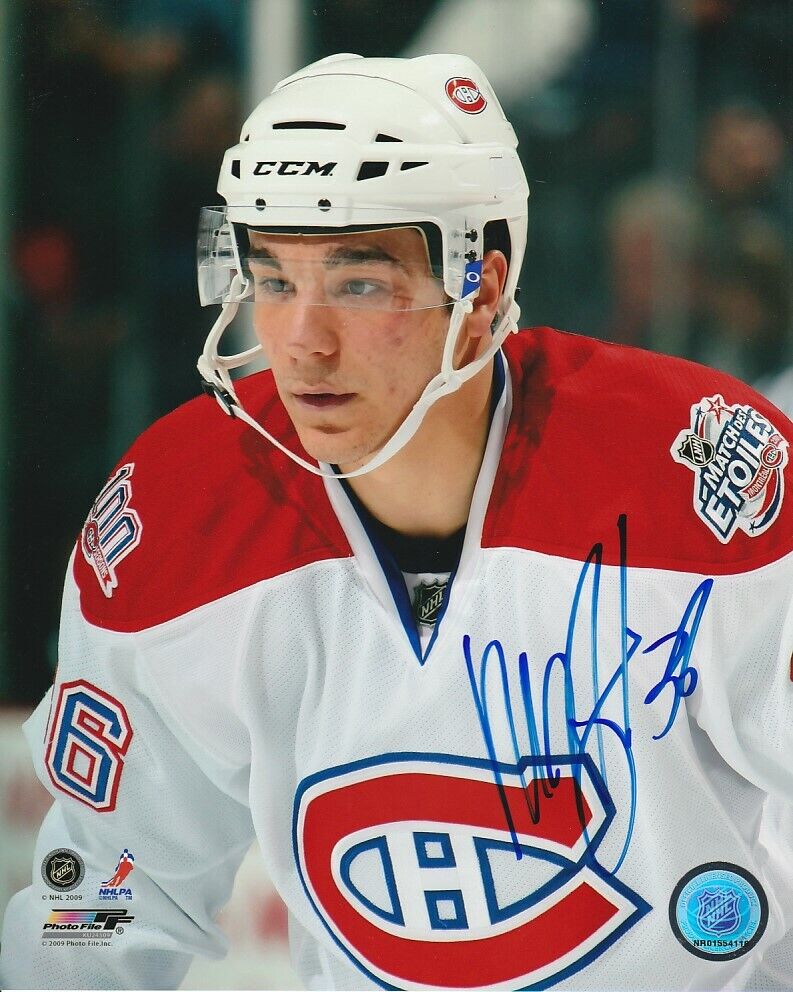 MATT D'AGOSTINI SIGNED MONTREAL CANADIENS 8x10 Photo Poster painting #2 Autograph