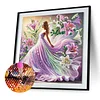 Diamond Painting-DIY Crystal Rhinestone Lily Dancing Girl(Box Packaging)