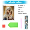 Lady 5d DIY Sonderform Teilbohrer Diamond Painting Sets Wohnkultur 30x40cm