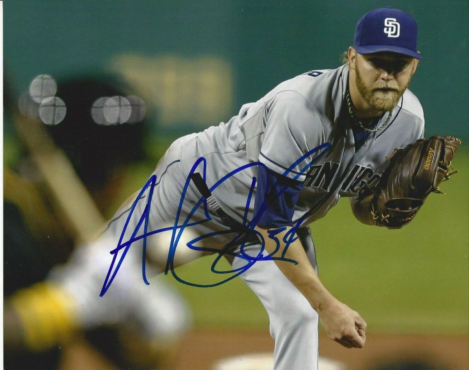 Andrew Cashner Autographed 8x10 San Diego Padres#S808