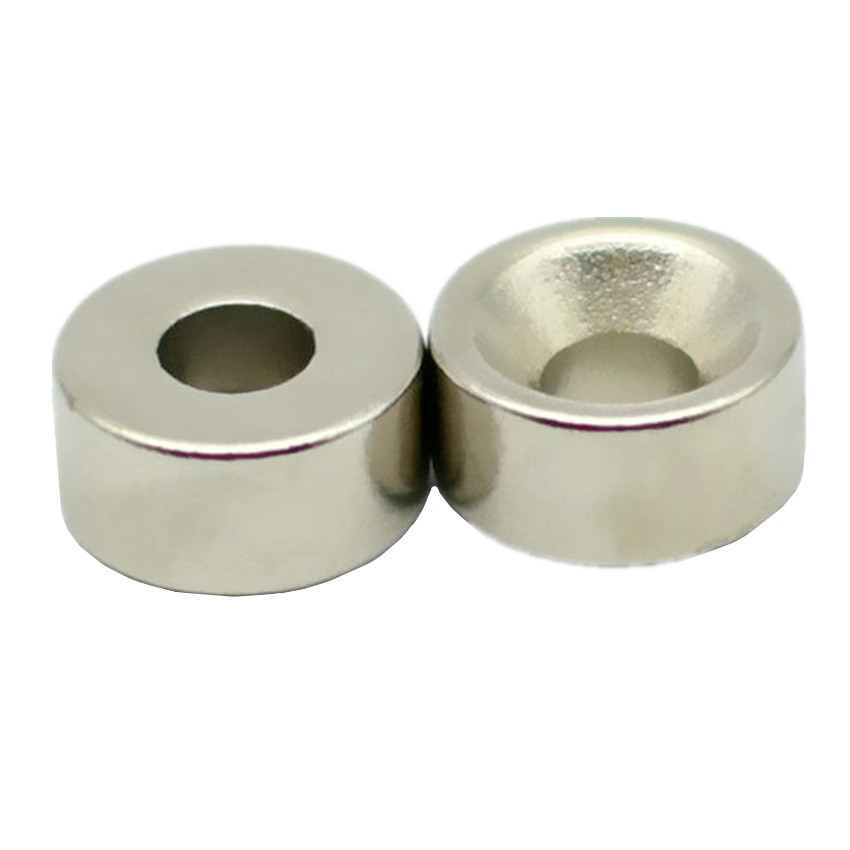 10mm Strong Screwfix Countersunk Hole Round Neodymium