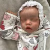 Newborn Reborn Twin A 17'' Reborn Silicone Baby Meghan Reborn Baby Doll Girl - RBBI-Myrebornbabydoll&reg; Myrebornbabydoll&reg;