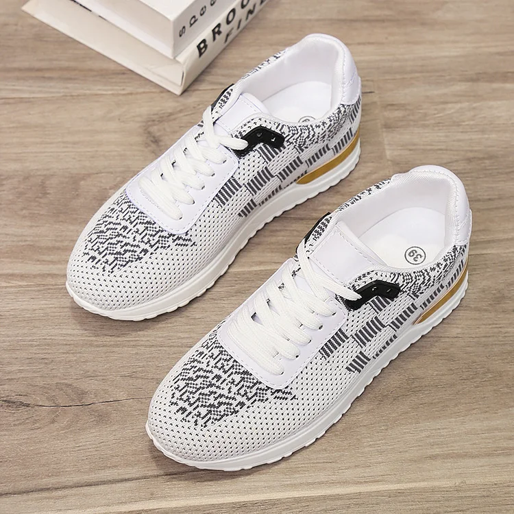 🚨NewColor🚨Mesh sequined platform lace-up casual sneakers(Buy 2+ Get Free Shipping🔥🔥🔥)