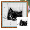 (Multi-Style) Cat On Book-11CT Stamped Cross Stitch 40*40cm/15.75*15.75in