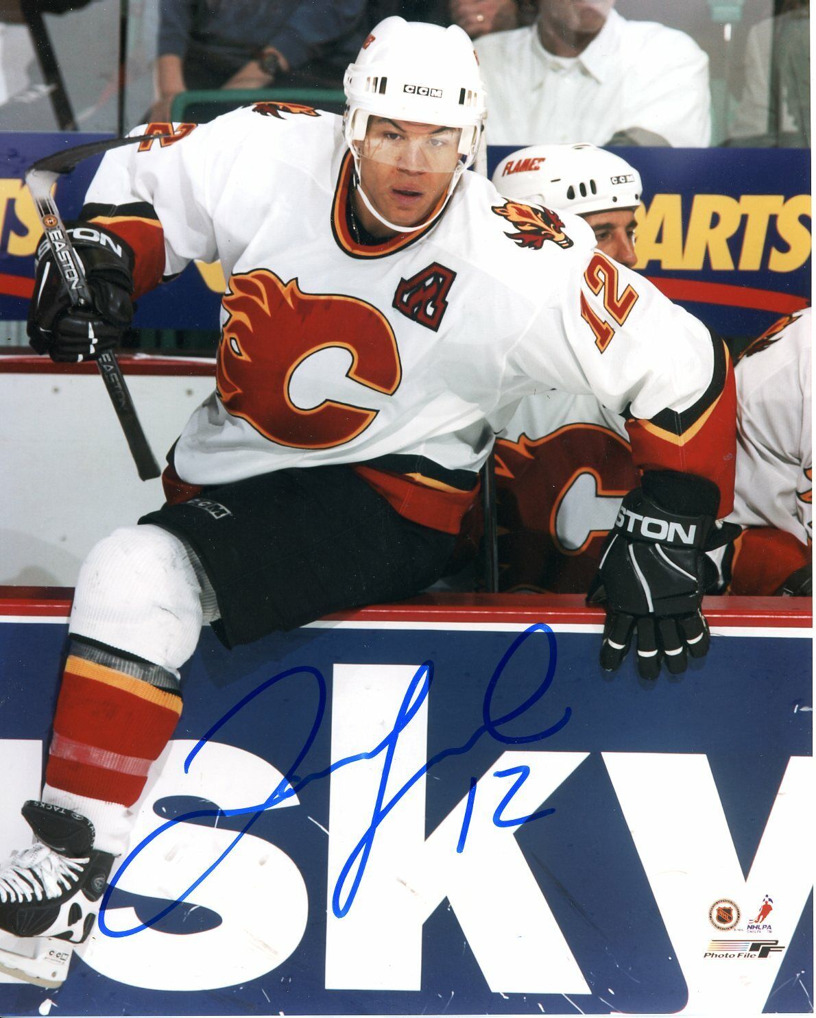 Jerome Iginla Autographed 8x10 Calgary Flames # S309