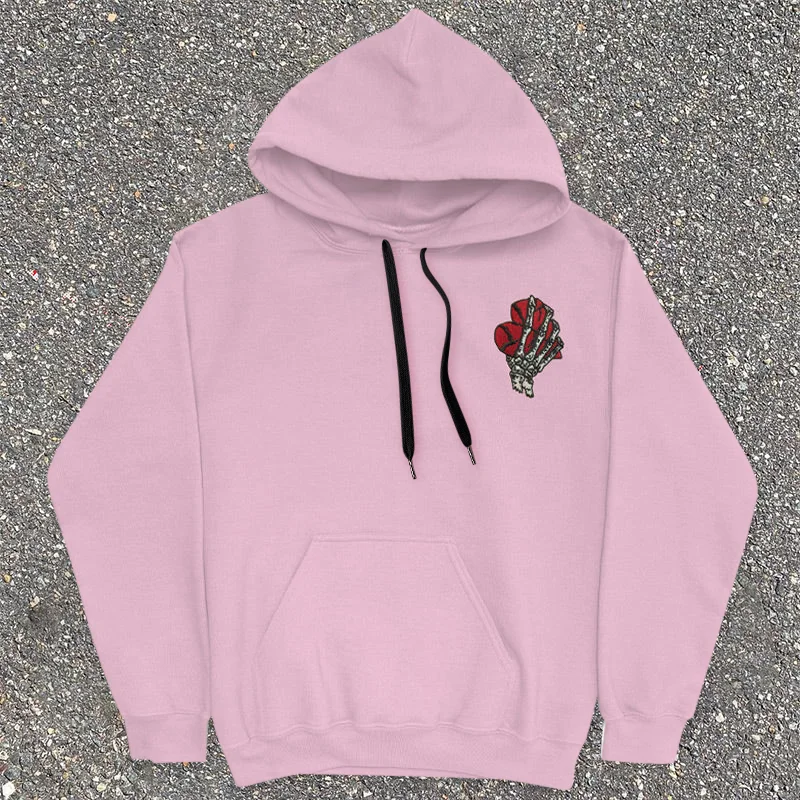 Trendy casual retro long sleeve hoodie