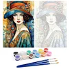Vintage Girl-Paint by Numbers Acrylic Painting 40*60CM(HOT)