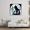 Black Cat Butterfly-11CT Stamped Cross Stitch 40*40cm
