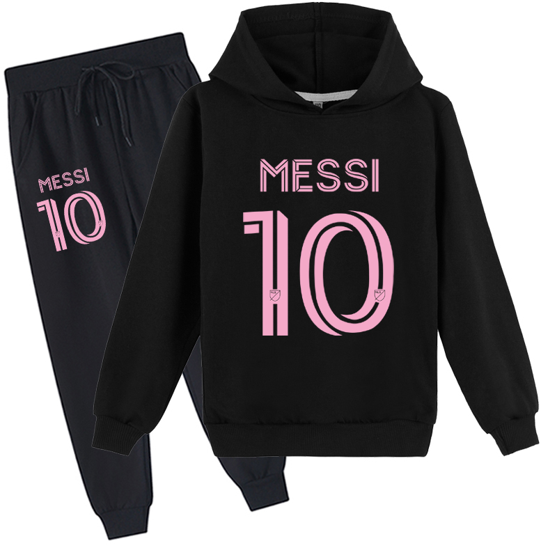 Mayoulove Messi Hoodie Set for Kids - Stylish and Cozy Sportswear for Boys  Girls, Perfect for Fans-Mayoulove