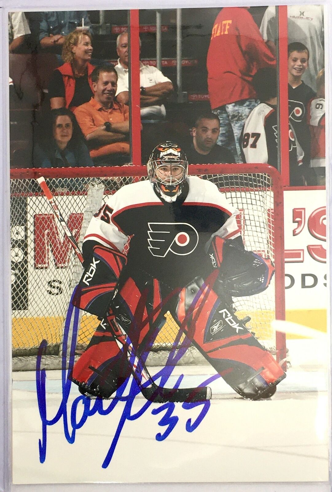 Martin Houle Signed 4x6 Photo Poster painting Philadelphia Flyers Autograph Auto