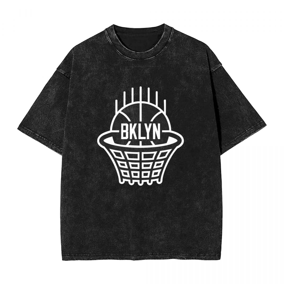 Brooklyn Nets Men's Vintage Oversized T-Shirts