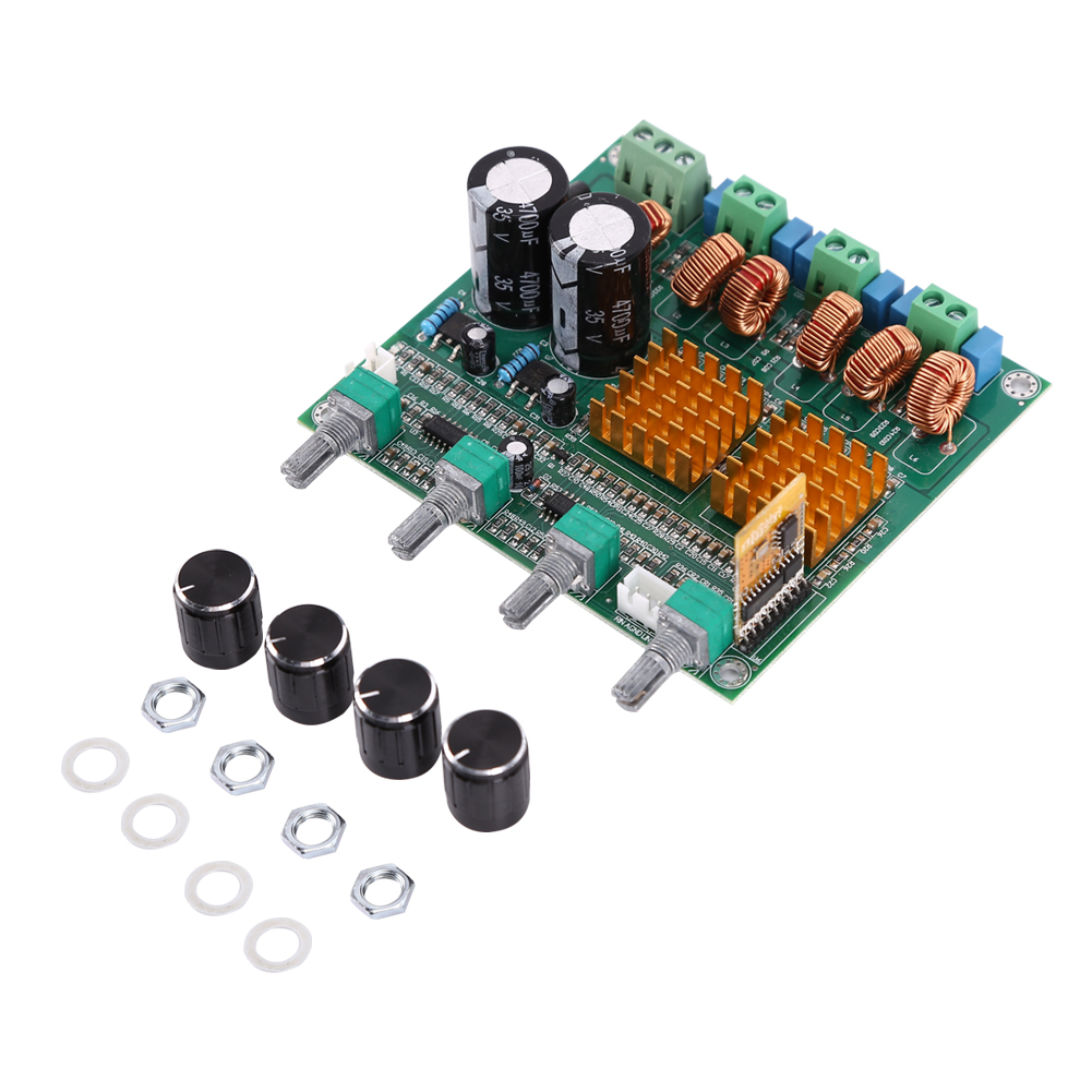 

Bluetooth TDA2822M Digital Audio Power Amplifier Board Class D 2.1-Channel, 501 Original