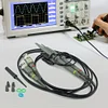 2pcs P6100 100MHz 1X 10X Scope Clip Test Probes BNC Oscilloscope Probe Kit