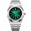Audemars Piguet Royal Oak 16202PT.OO.1240PT.01 'Jumbo' Extra-Thin '50th Anniversary'  Smoked Green Dial (39mm) Super Clone