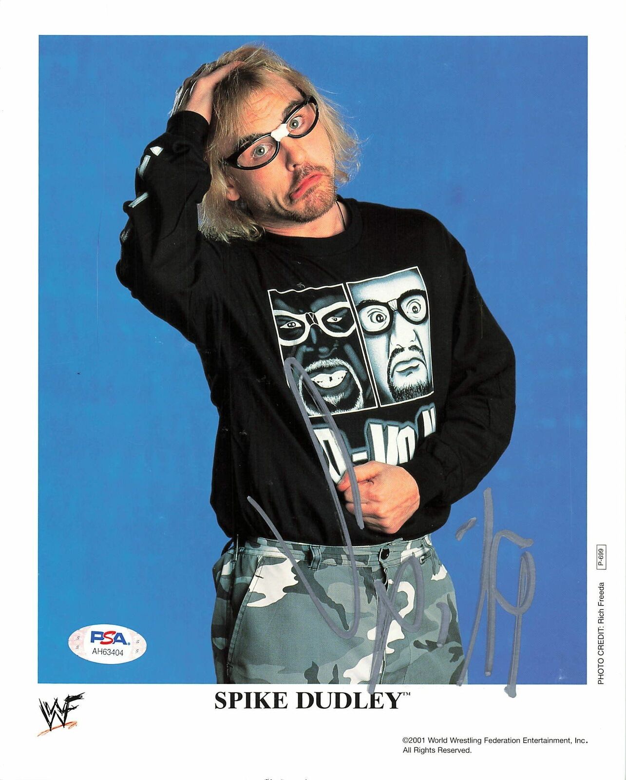 Spike Dudley signed 8x10 Photo Poster painting PSA/DNA COA WWE Autographed Wrestling