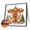(US Local)4Pack Carousel-Crystal Rhinestone Diamond Painting(30x30cm)